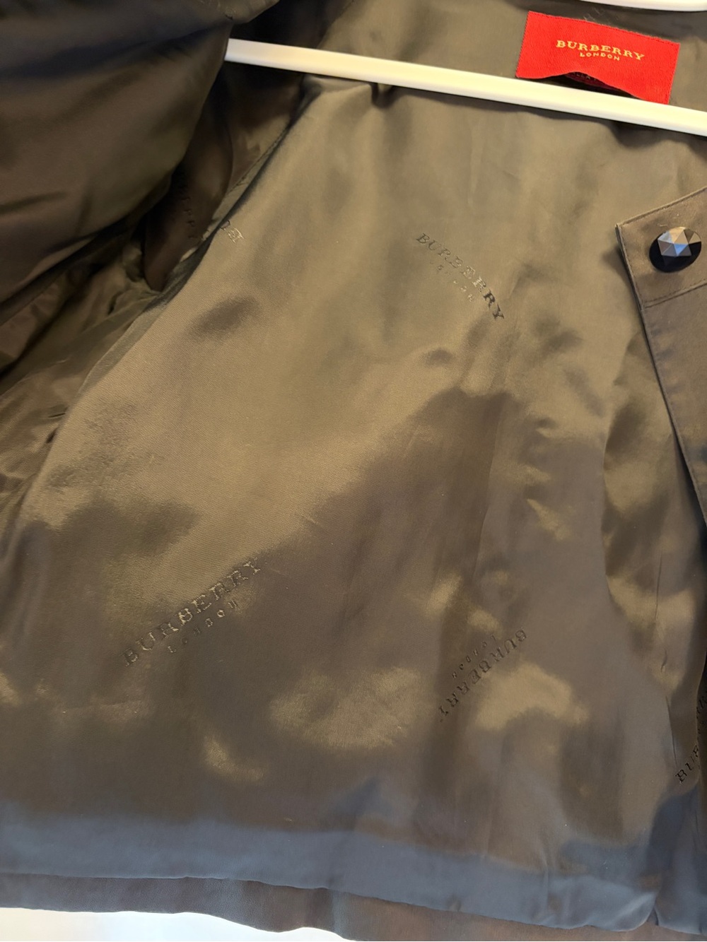 Burberry London Black Sleek Cropped Jacket | Sz S (4/6) - Picture 5 of 14